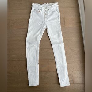 Rag&bone skinny jeans in White. Size 24.